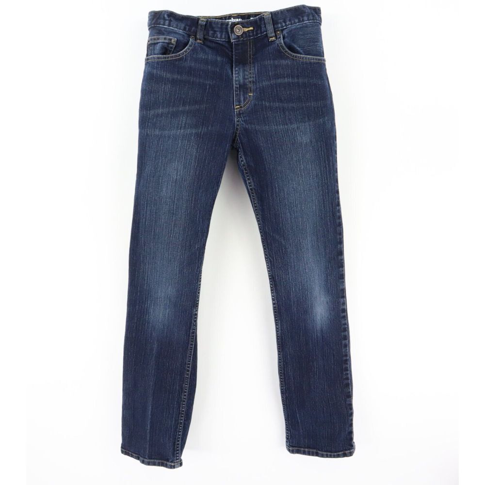 Urban Pipeline Jeans Boys Sz 18 Dark Blue Cotton Slim Fit Ultimate Flex Denim